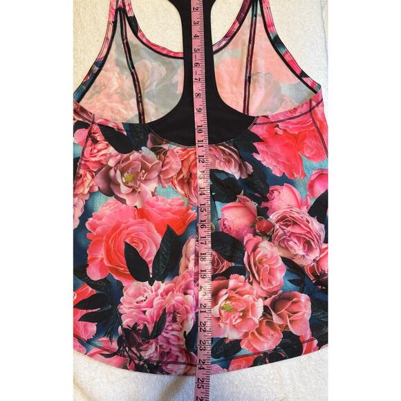 Lululemon Lightened Up Singlet Secret Garden Racerback Rose size 8 - Picture 8 of 9